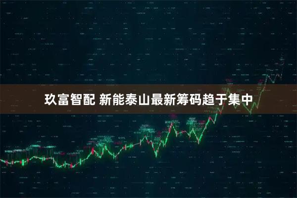 玖富智配 新能泰山最新筹码趋于集中