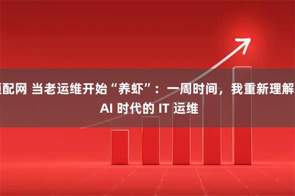 顺配网 当老运维开始“养虾”:一周时间,我重新理解了 AI 时代的 IT 运维