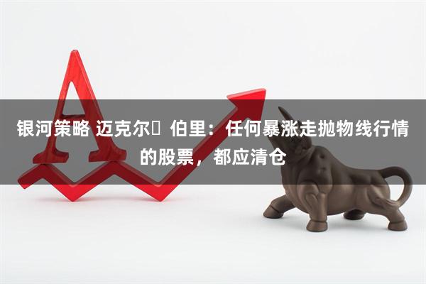 银河策略 迈克尔・伯里：任何暴涨走抛物线行情的股票，都应清仓