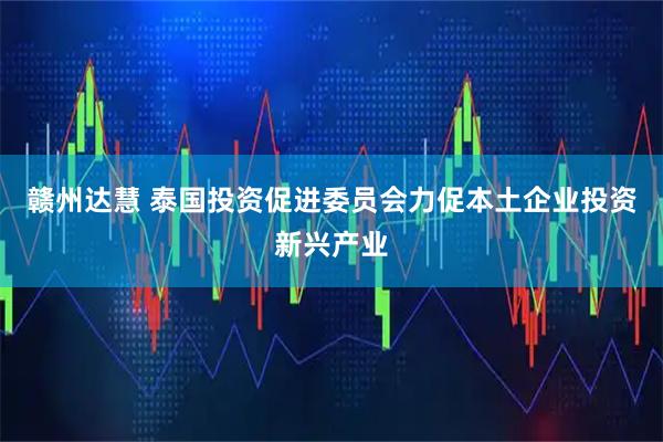 赣州达慧 泰国投资促进委员会力促本土企业投资新兴产业