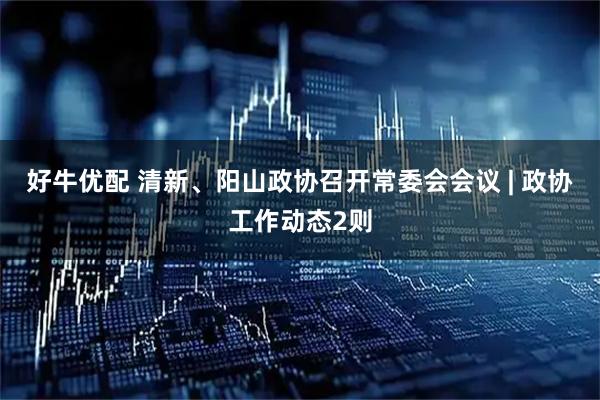 好牛优配 清新、阳山政协召开常委会会议 | 政协工作动态2则