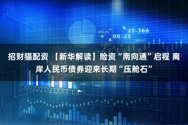 招财猫配资 【新华解读】险资“南向通”启程 离岸人民币债券迎来长期“压舱石”